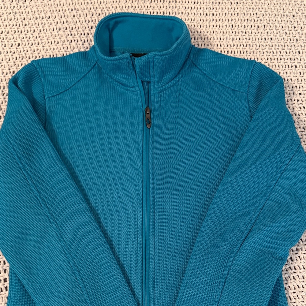 Teal Full-Zip Jacket